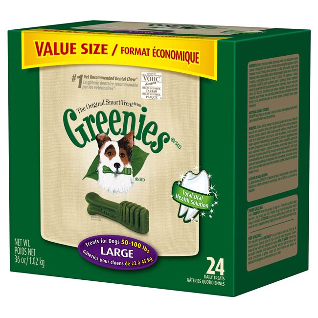 greenies canine dental chews