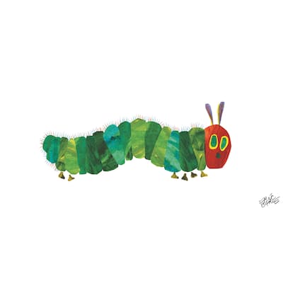 Eric Carle The Very Hungry Caterpillar Character Art Caterpillar 2 Canvas Print - Multi-Color