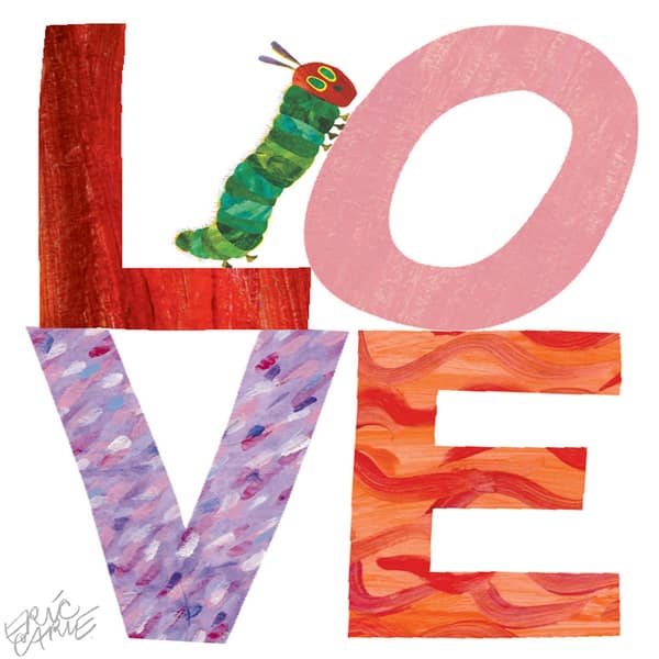 Marmont Hill - Handmade The Very Hungry Caterpillar Love Love Stacked ...