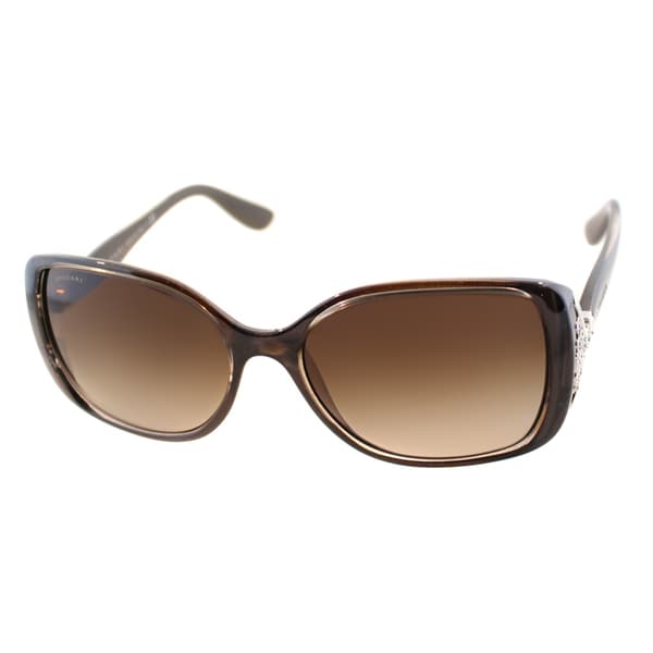 Bvlgari Womens BV 8113B 986/13 Havana Turtledove Fashion Sunglasses