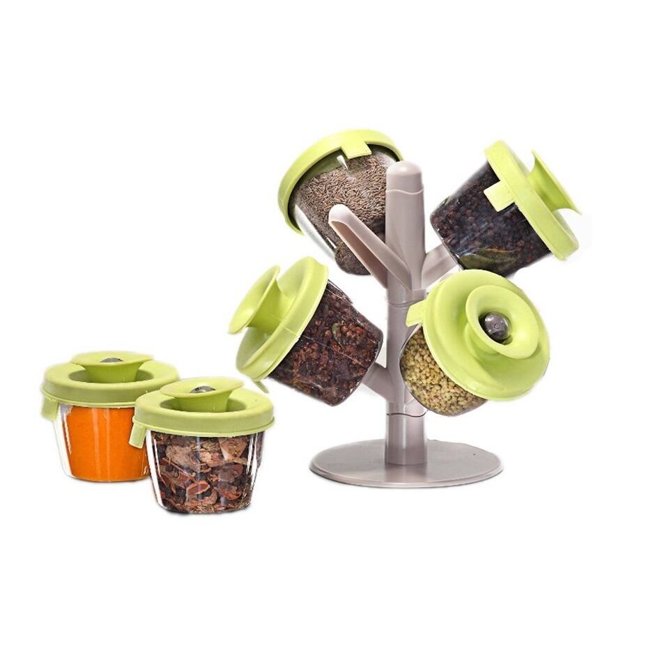 Sorbus Pop-up Spice Rack (Set of 6)