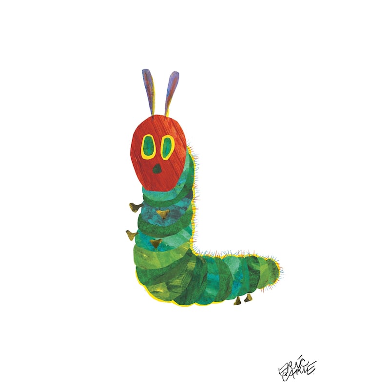 Eric Carle The Very Hungry Caterpillar Character Art Caterpillar 3 ...