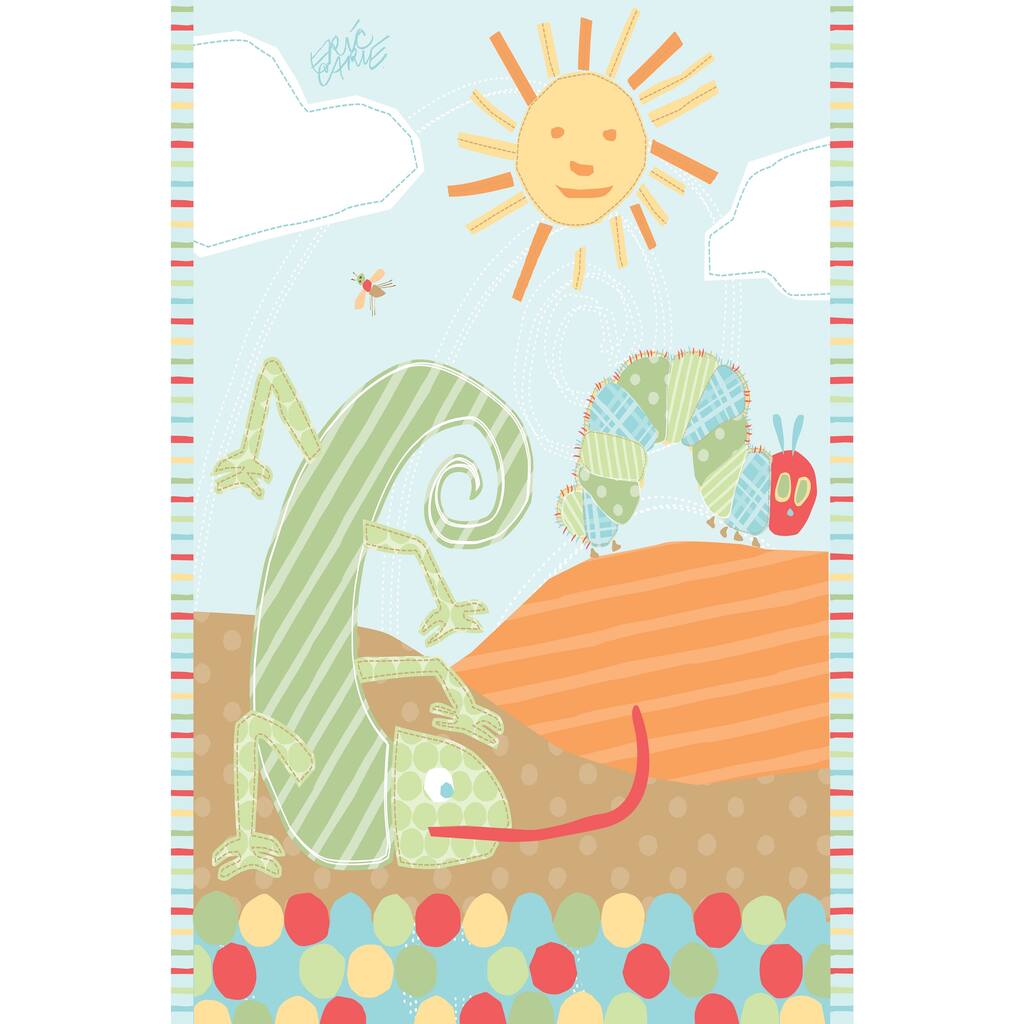 Eric Carle The Mixed-Up Chameleon Character Art Chameleon Canvas Print - Multi-Color