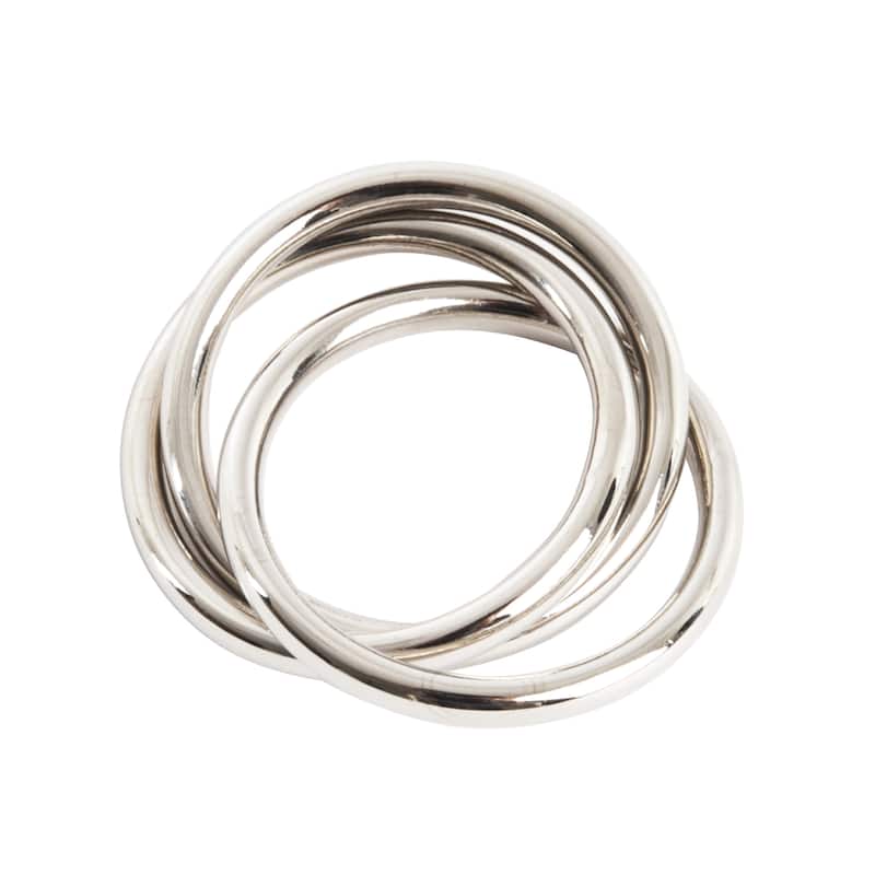 Three Rings Design Napkin Rings (Set of 4)