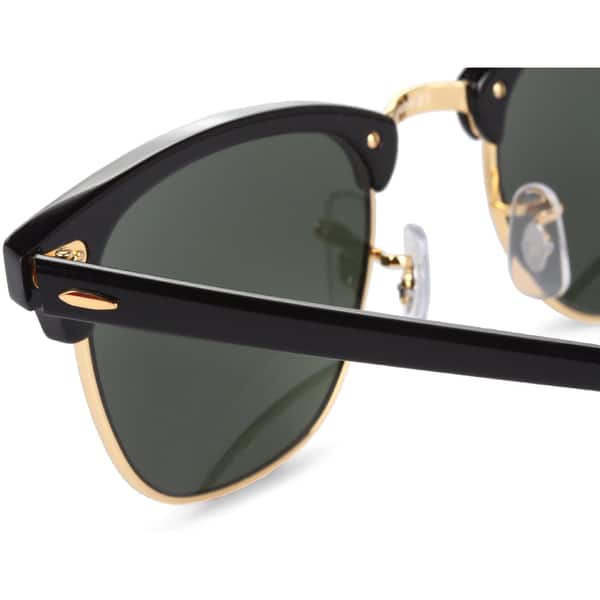 Ray Ban Clubmaster Rb3016 Unisex Black Frame Green Classic Sunglasses Overstock Ray Ban Clubmaster Rb3016 Unisex Black Frame Green Classic Sunglasses Overstock