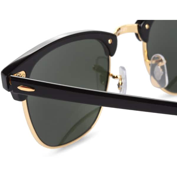 Ray Ban Clubmaster Rb3016 Unisex Black Frame Green Classic Sunglasses Overstock