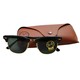 preview thumbnail 9 of 8, Ray-Ban Clubmaster Unisex Black Frame Green Classic Sunglasses