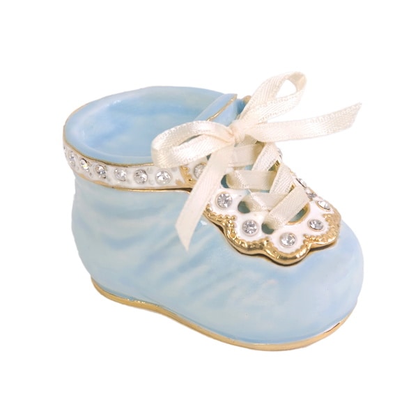 Blue Baby Shoe Gecko Trinket Box   16818112   Shopping