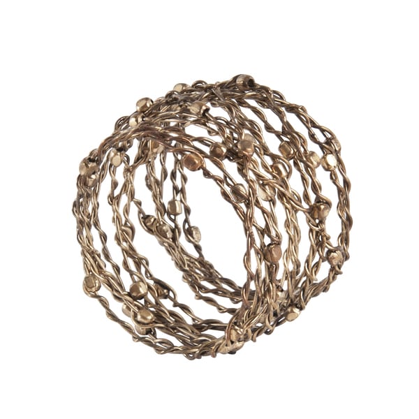 Metal Design Napkin Rings (Set of 4)