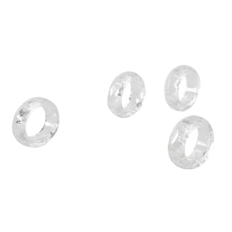 Crystal Napkin Ring (Set of 4)