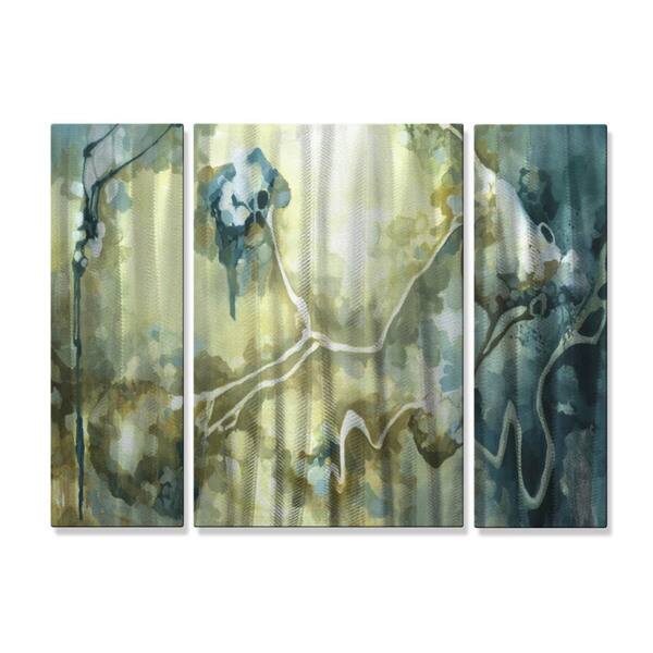 Emily Wolf 'System' 3-piece Set Metal Wall Art - Overstock - 9633137