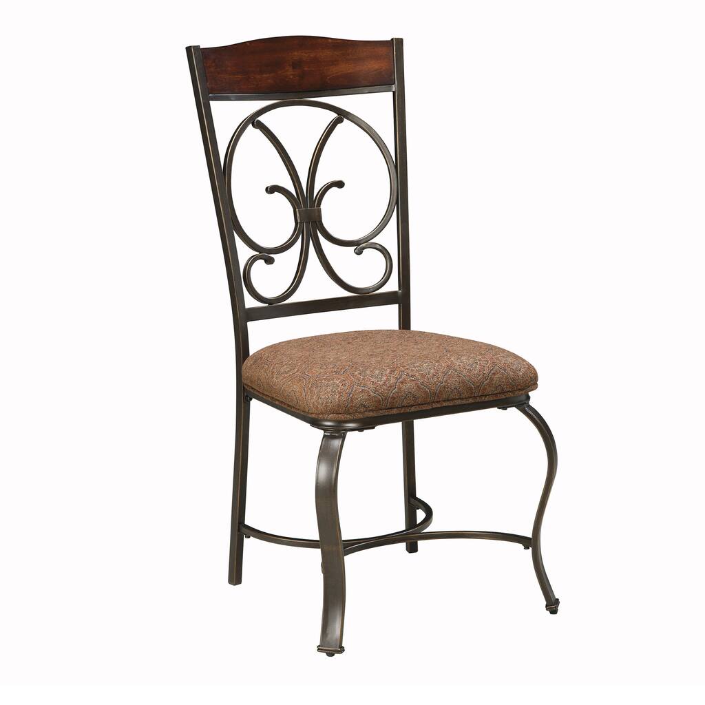 Signature Design by Ashley Glambrey Brown Upholstered Dining Chair (Set of 4)