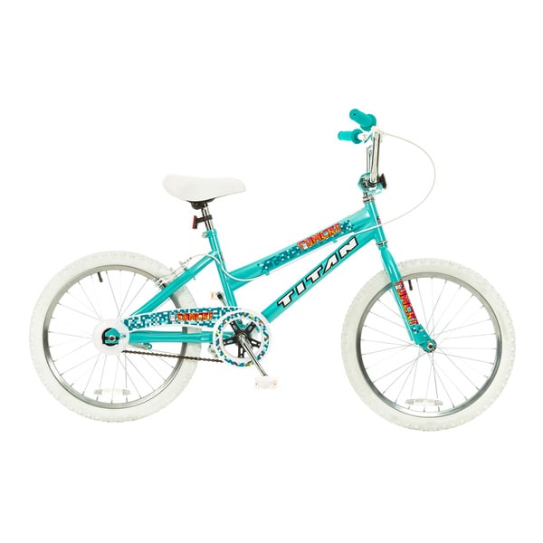 girls 20 inch blue bike