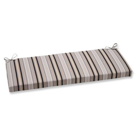 Pillow Perfect Getaway Stripe Black Bench Cushion