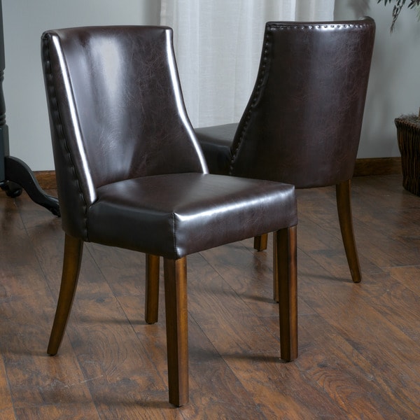 Harman Bonded Leather Dining Chair (Set of 2)