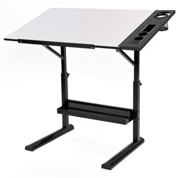 Shop Martin Universal Design Alyssia White Drafting Table Free