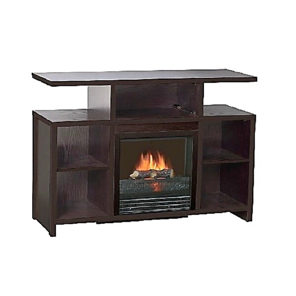 Shop Houston Chocolate Veneer Fireplace Free Shipping Today