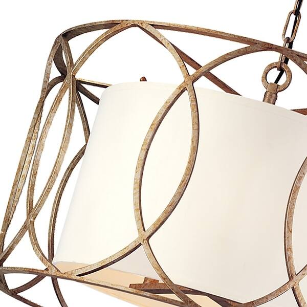 Sausalito 5 Light Silver Gold Chandelier 9638878 Light Silver Gold Chandelier
