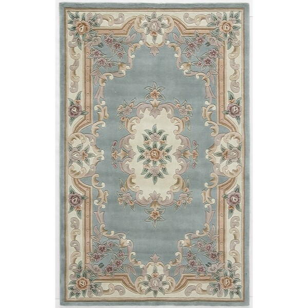 Caleb Hand-Tufted Wool Oriental Area Rug (5' x 8')