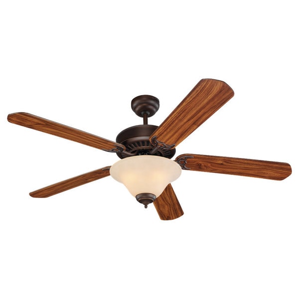 Quality Pro Deluxe 52 inch Roman Bronze Finish Ceiling Fan   16823644