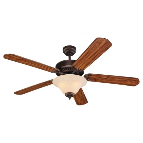 Quality Pro Deluxe 52-inch Roman Bronze Finish Ceiling Fan - Overstock 