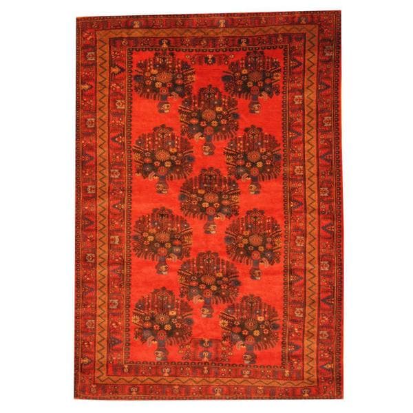 Handmade One-of-a-Kind Balouchi Wool Rug (Afghanistan) - 6'9 x 9'7