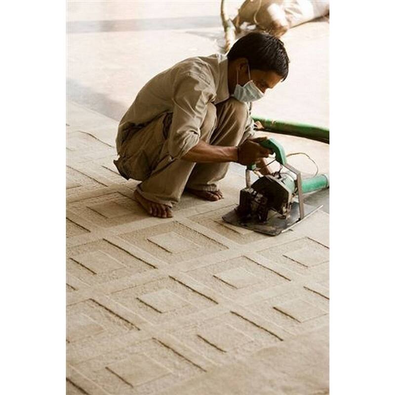 Handmade Rhodos Red New Zealand Wool Rug (India) On Sale Bed Bath