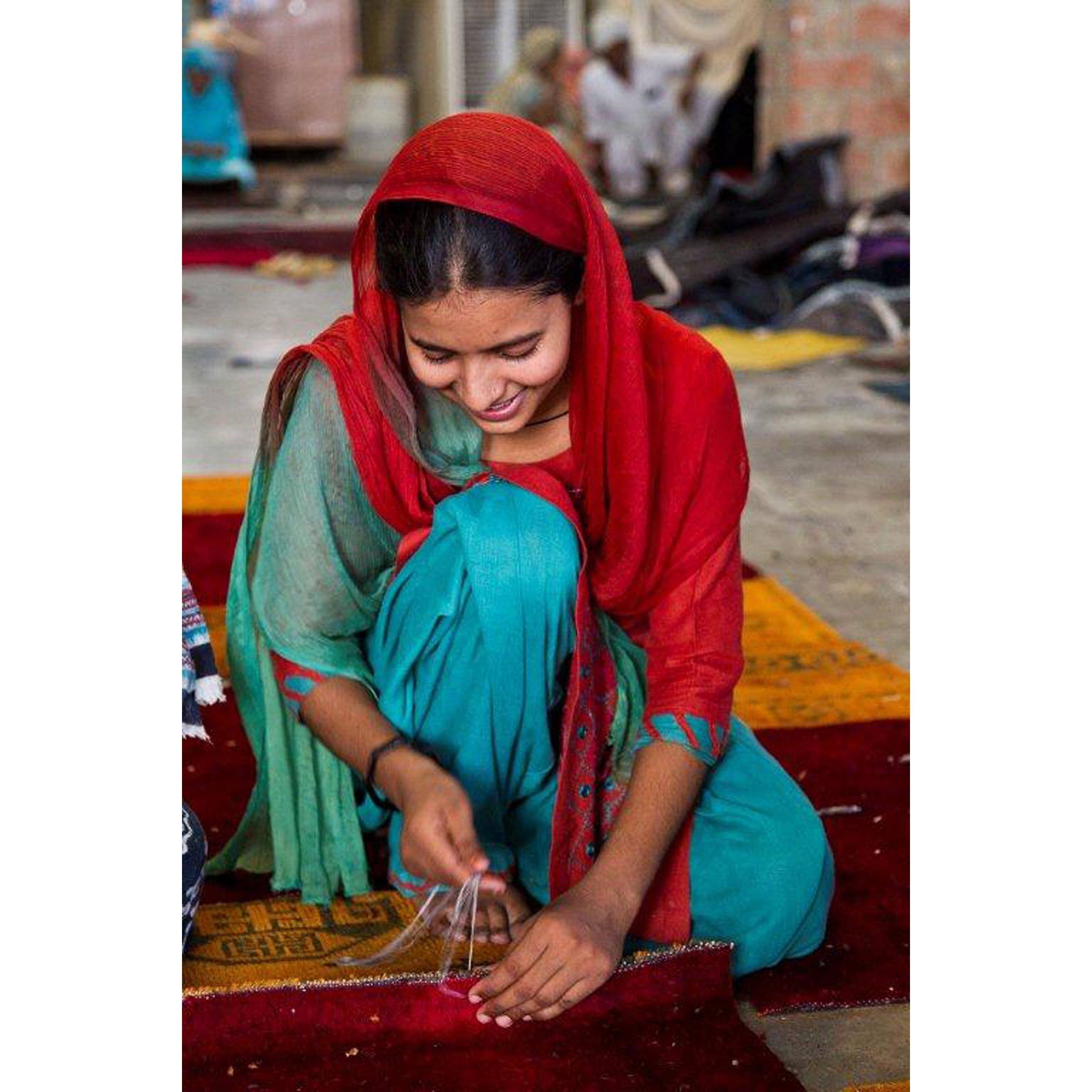 Handmade Tweed Purple Area Rug (India) Bed Bath & Beyond 9639755