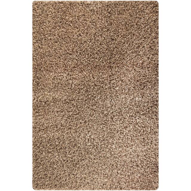 Handmade Cosmo Tan Area Rug (India) - 5' x 8'