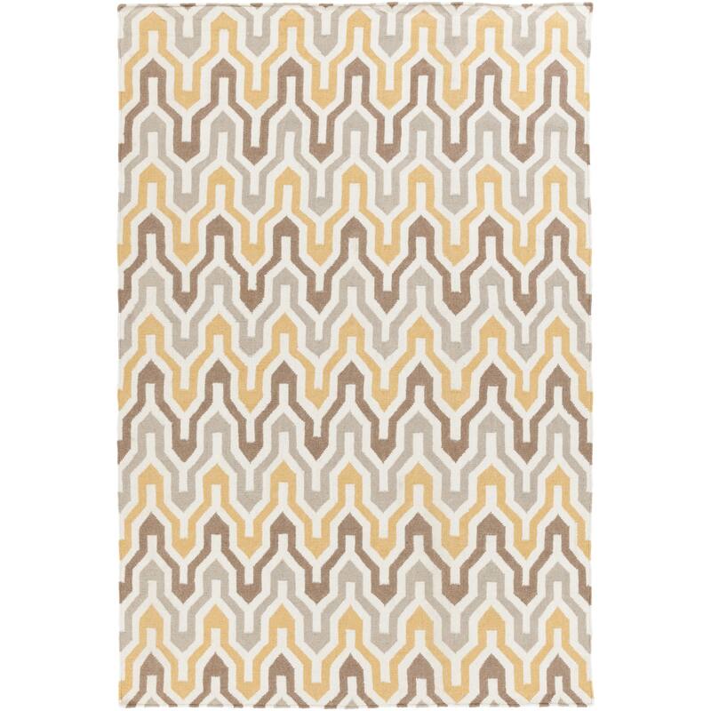 Hand-Woven Dennis Reversible Wool Area Rug (2' x 3')