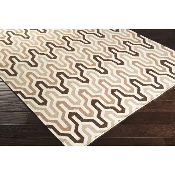 slide 2 of 33, Hand-Woven Dennis Reversible Wool Area Rug