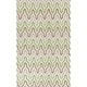 preview thumbnail 15 of 31, Hand-Woven Dennis Reversible Wool Area Rug Green/Brown - 5' x 8'