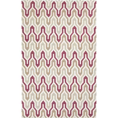 Hand-Woven Dennis Reversible Wool Area Rug