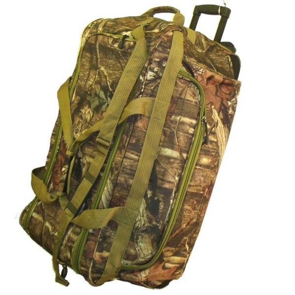 Explorer 22 inch Mossy Oak Carry on Rolling Upright Duffel Bag