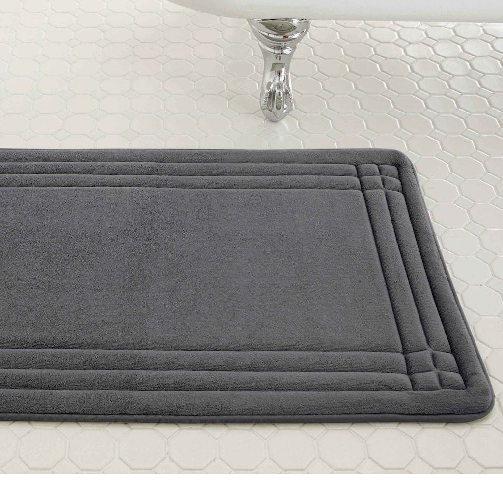 Amrapur Overseas Embossed Memory Foam Geoplex Bath Mat