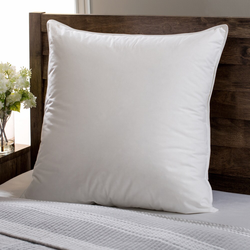 Size Euro Square Goose Down Pillows Find Great Bedding Basics