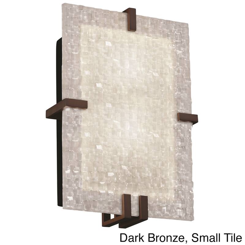 Justice Design 3form Clips 2-light ADA Wall Sconce