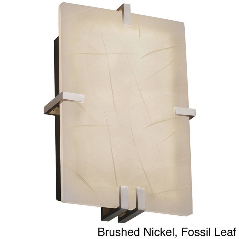 Justice Design 3form Clips 2-light ADA Wall Sconce