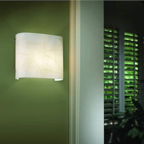 Justice Design 3Form Finials 2-light Oval Wall Sconce