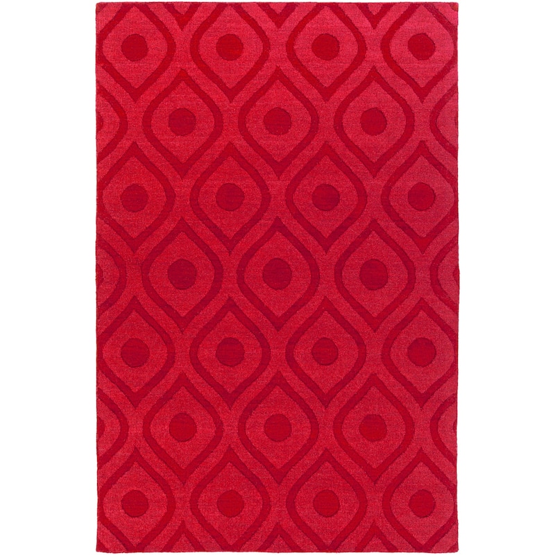 Hand-Woven Abi Tone-on-Tone Wool Rug