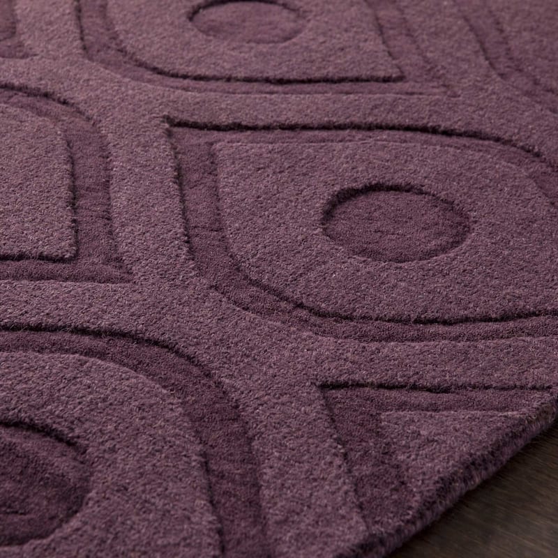 Hand-Woven Abi Tone-on-Tone Wool Rug