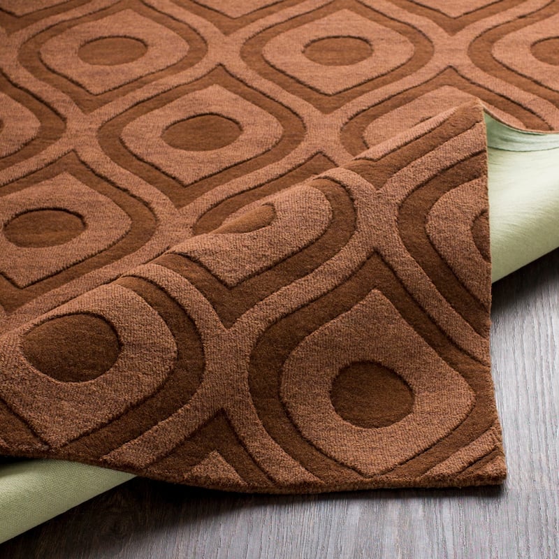 Hand-Woven Abi Tone-on-Tone Wool Rug