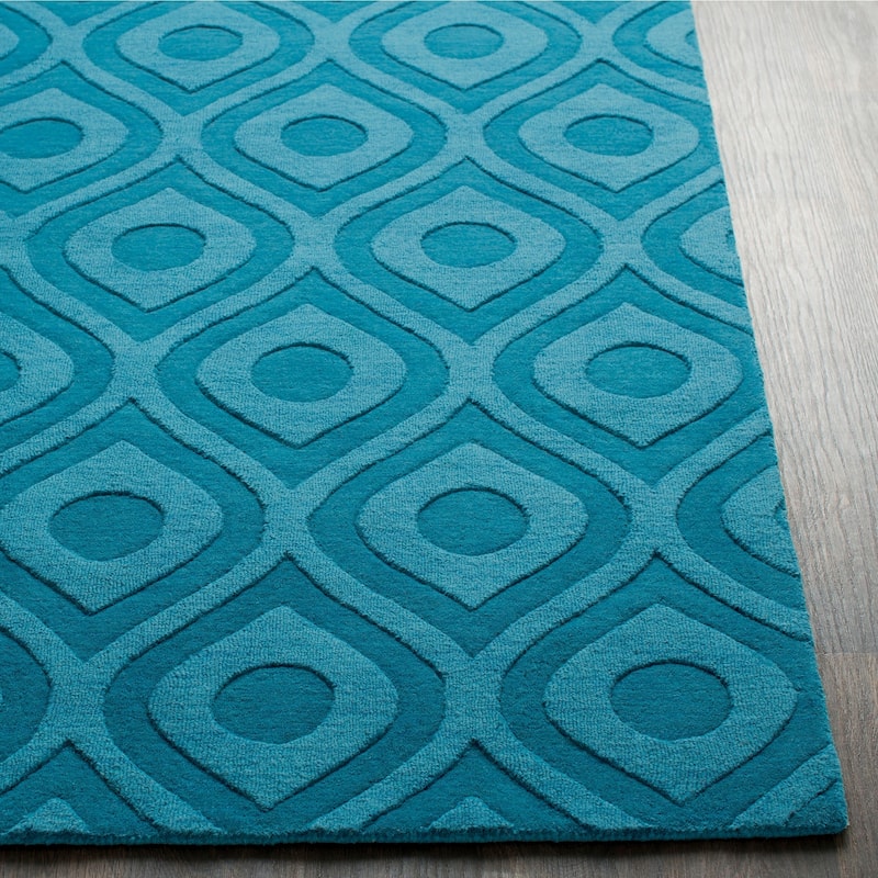 Hand-Woven Abi Tone-on-Tone Wool Rug