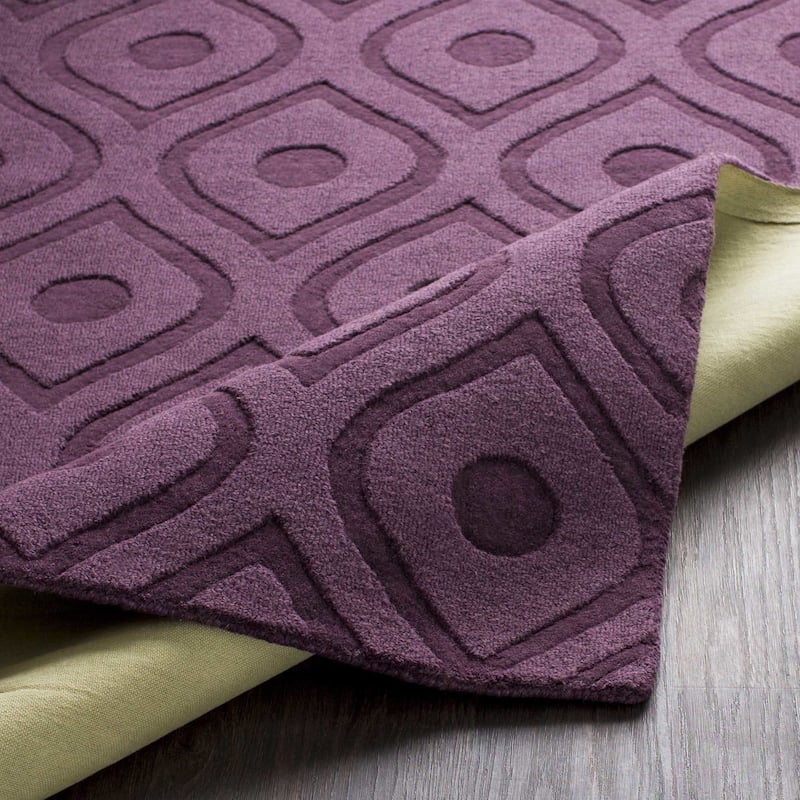 Hand-Woven Abi Tone-on-Tone Wool Rug