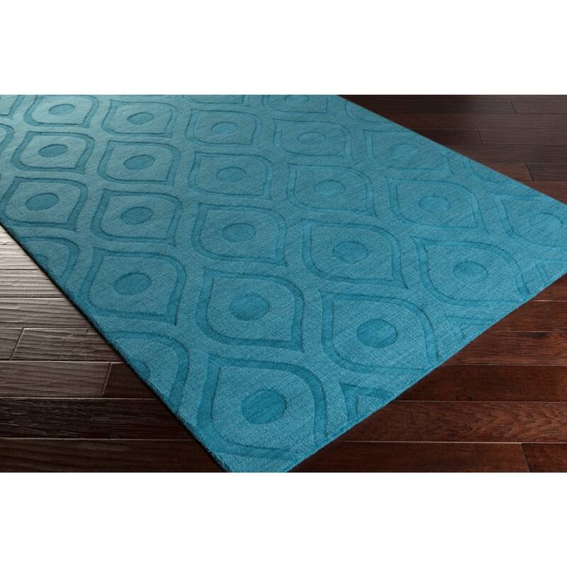 Hand-Woven Abi Tone-on-Tone Wool Rug