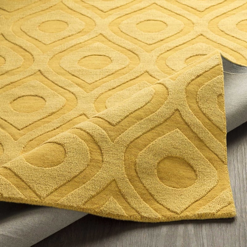 Hand-Woven Abi Tone-on-Tone Wool Rug
