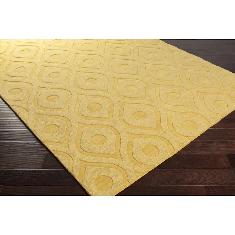 Hand-Woven Abi Tone-on-Tone Wool Rug