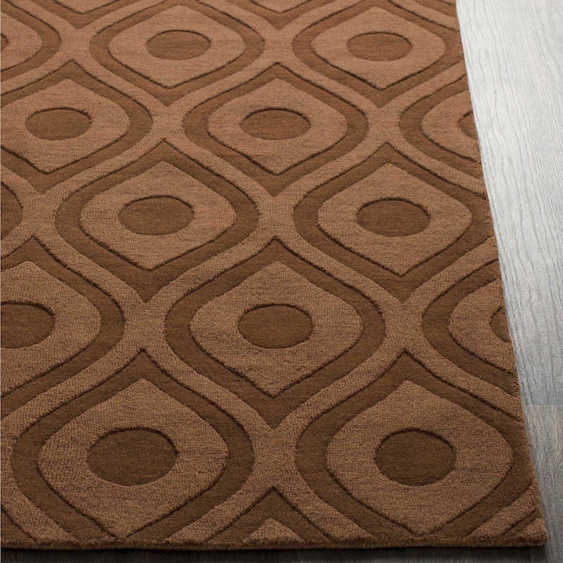 Hand-Woven Abi Tone-on-Tone Wool Rug
