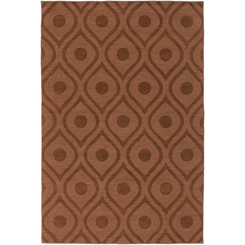 Hand-Woven Abi Tone-on-Tone Wool Rug