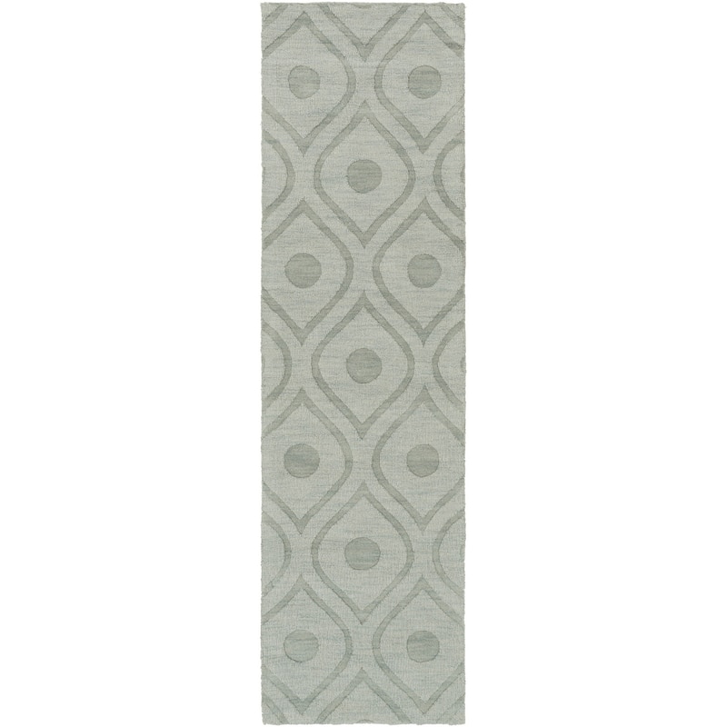 Hand-Woven Abi Tone-on-Tone Wool Rug